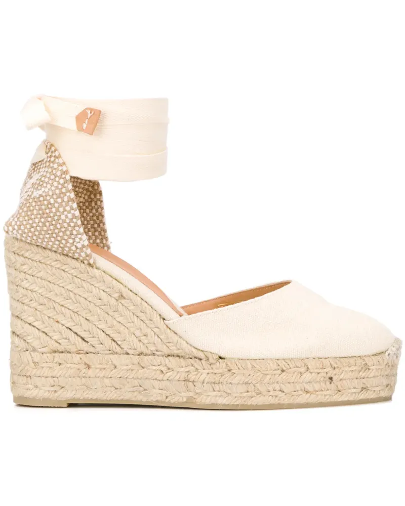 Castañer Carina' Wedge-Espadrilles - Weiß Weiß