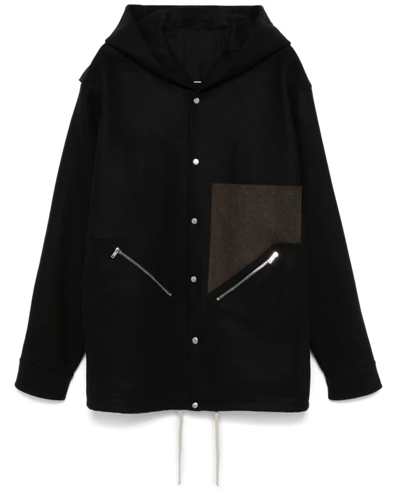 Rick Owens Tour Mantel - Schwarz Schwarz