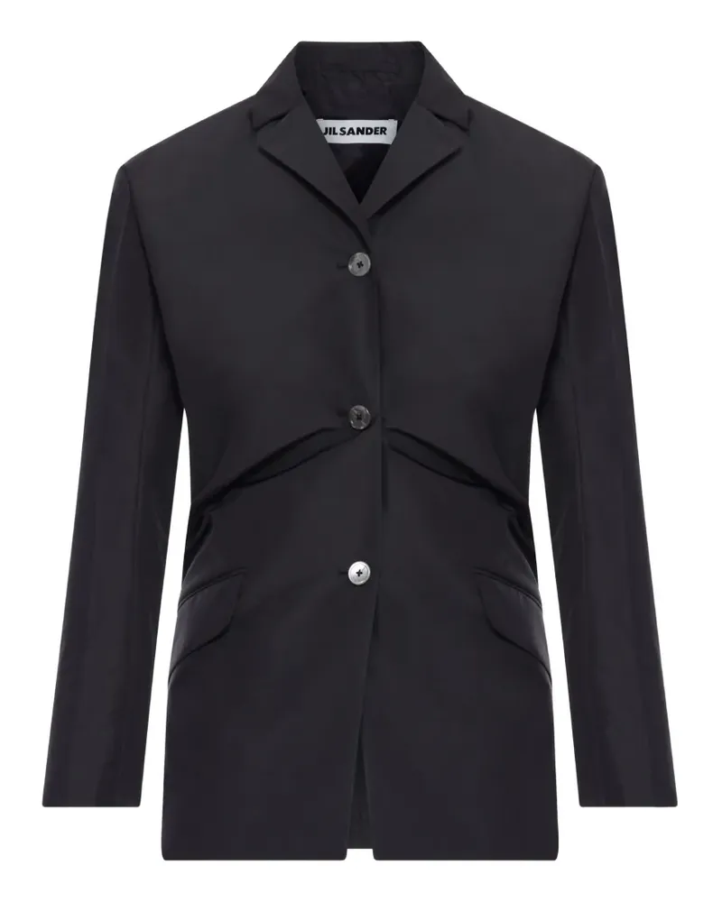 Jil Sander Geknöpftes Sakko - Schwarz Schwarz
