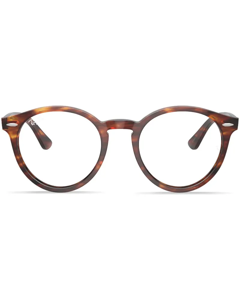 Ray Ban Larry Sonnenbrille mit rundem Gestell - Braun Braun