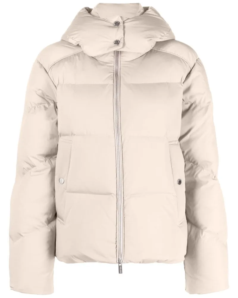 Woolrich Mantel mit abnehmbarer Kapuze - Nude Nude