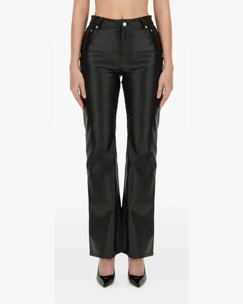 Moschino flared trousers - Schwarz Schwarz