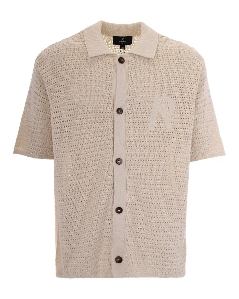 REPRESENT Gehäkeltes Initial Hemd - Nude Nude