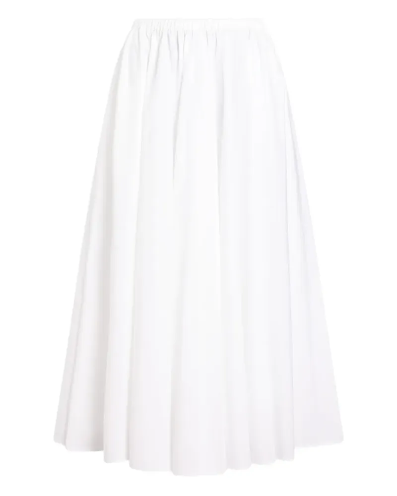 Patou Maxirock im A-Liniendesign - Weiß Weiß