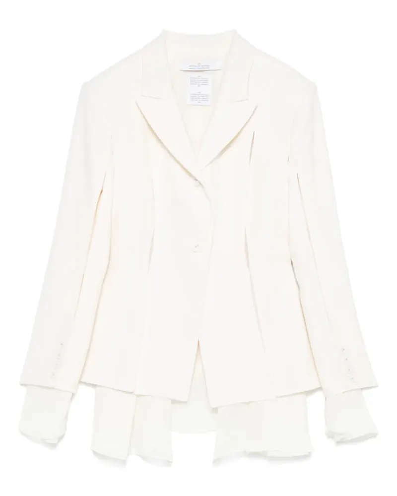 Rokh Blazer im Layering-Look - Nude Nude