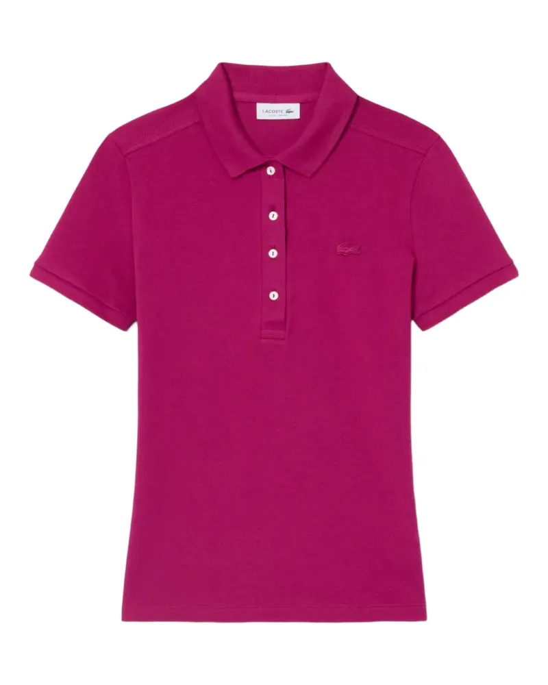 Lacoste L.12.D Poloshirt mit Logo - Rosa Rosa
