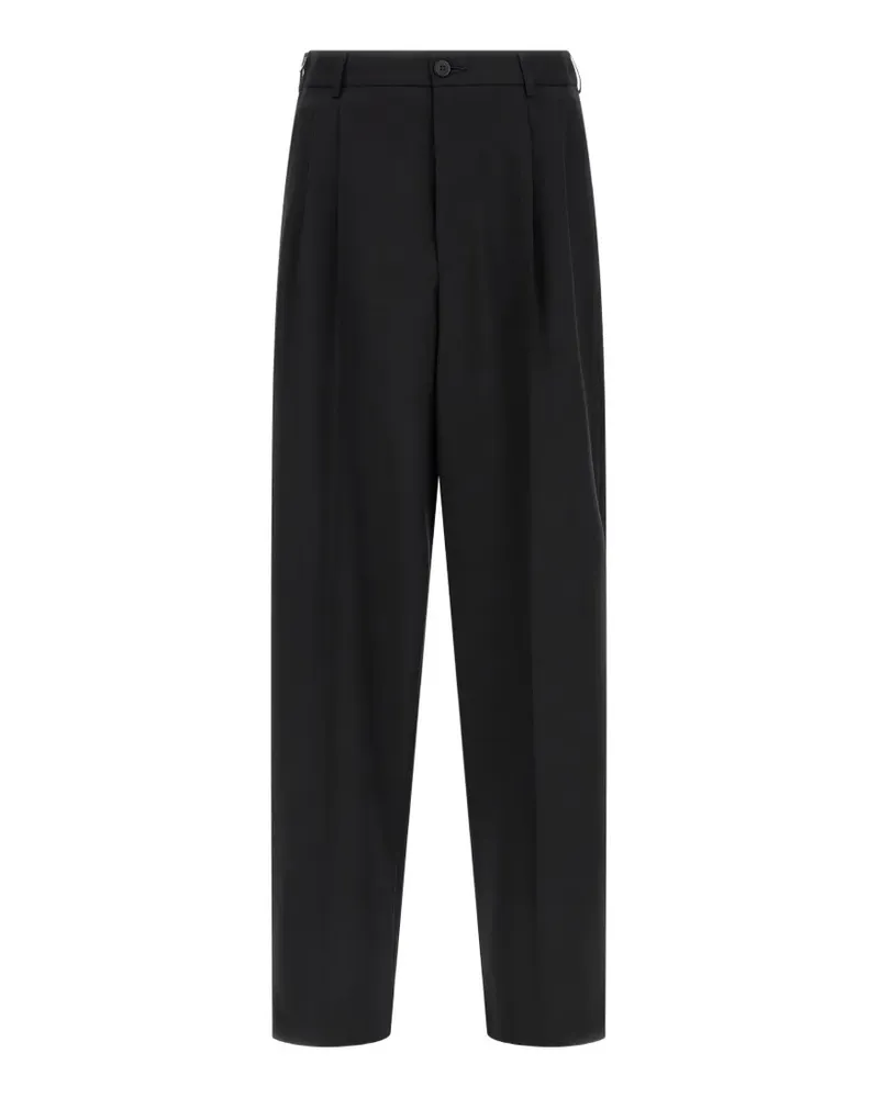 Magliano double pleat straight trousers - Schwarz Schwarz