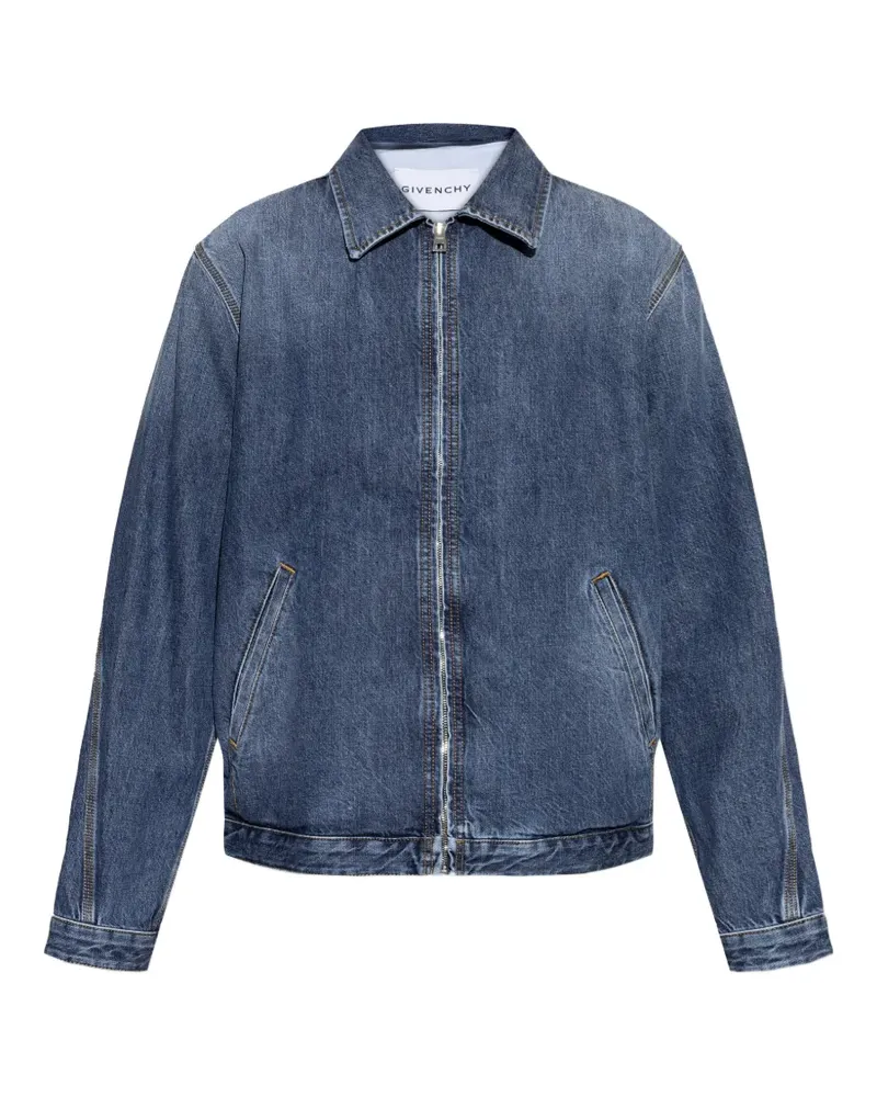 Givenchy Jacke mit Reißverschluss - Blau Blau