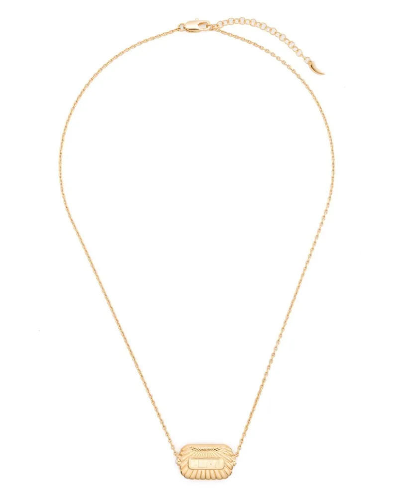 Missoma Love-engraved necklace - Gold Gold