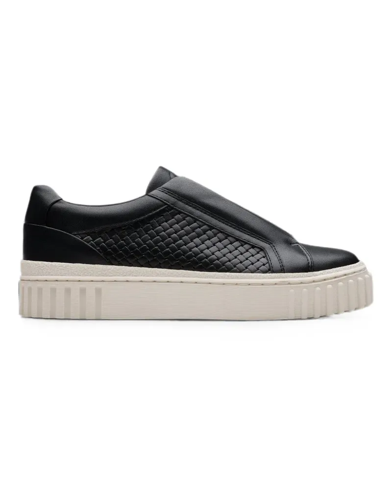 Clarks Mayhill Bay woven leather sneakers - Schwarz Schwarz