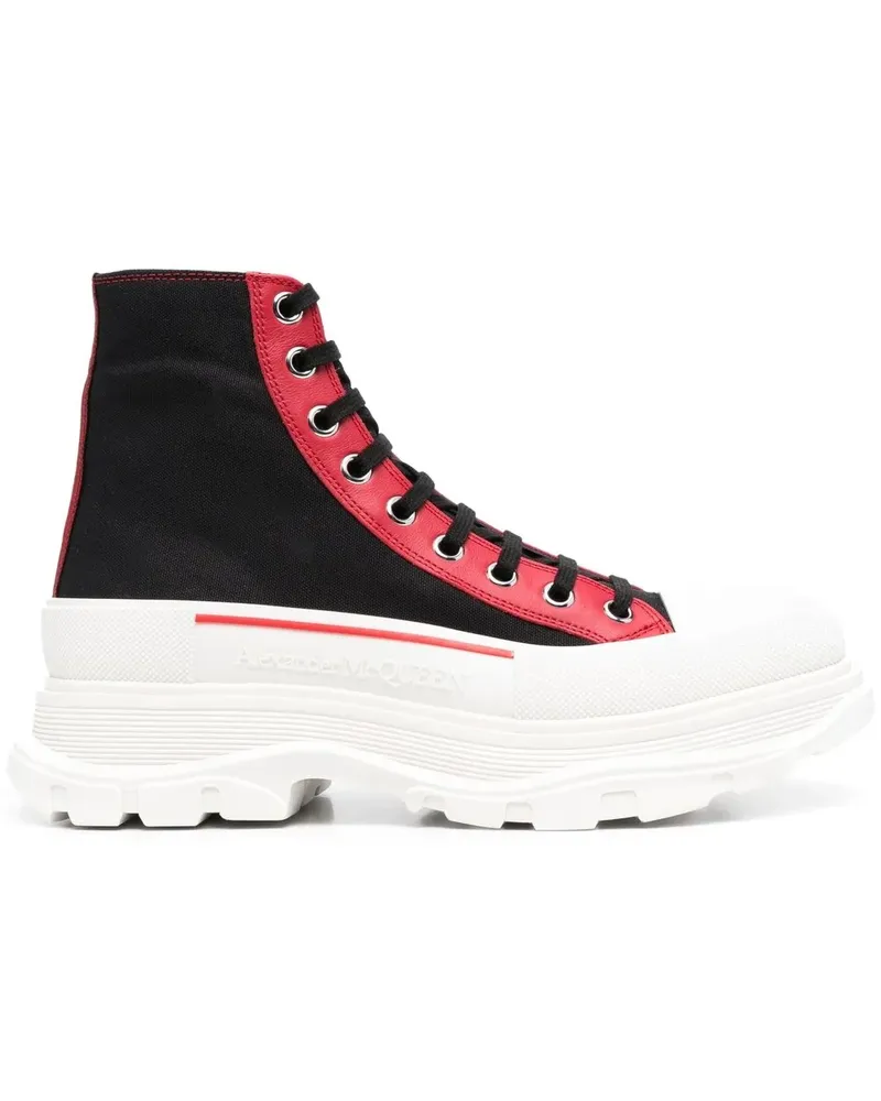Alexander McQueen Tread Slick High-Top-Sneakers - Schwarz Schwarz