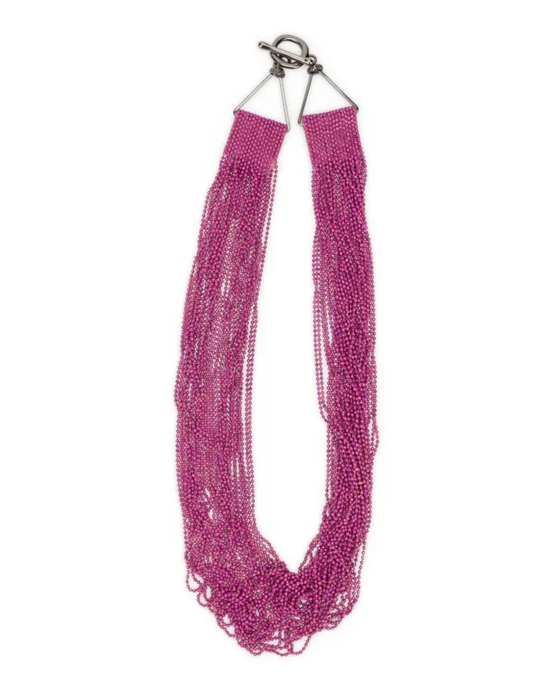 Fabiana Filippi beaded necklace - Rosa Rosa
