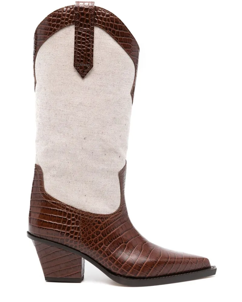 Paris Texas Rosario Stiefel 60mm - Braun Braun