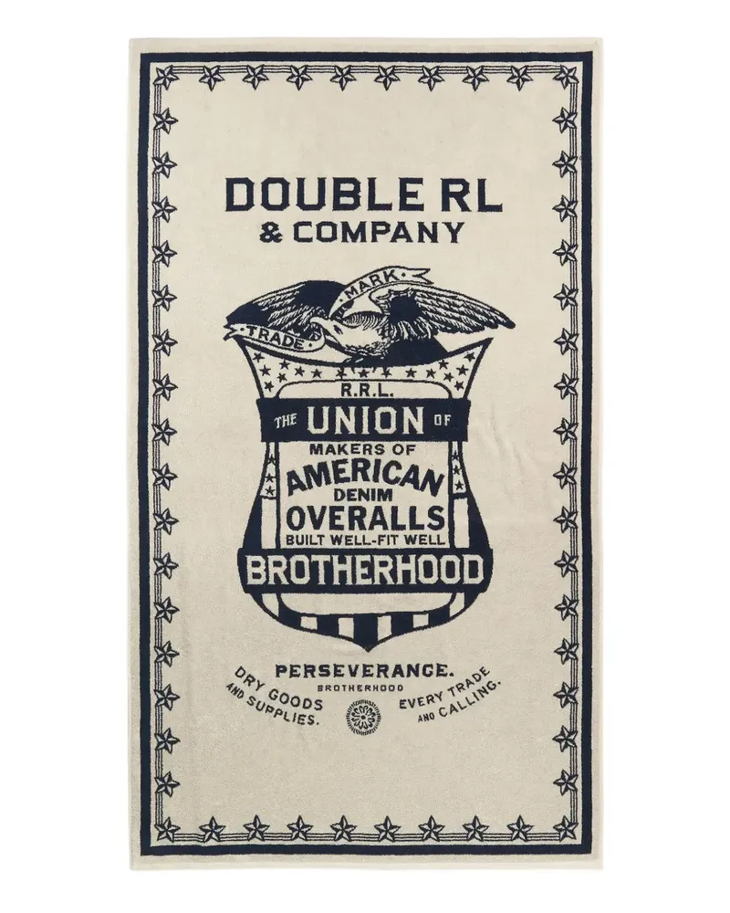 Ralph Lauren Strandtuch mit Shield-Print - Blau Blau