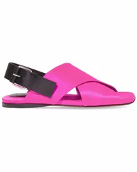 Proenza Schouler Sandalen mit überkreuzten Riemen Rosa