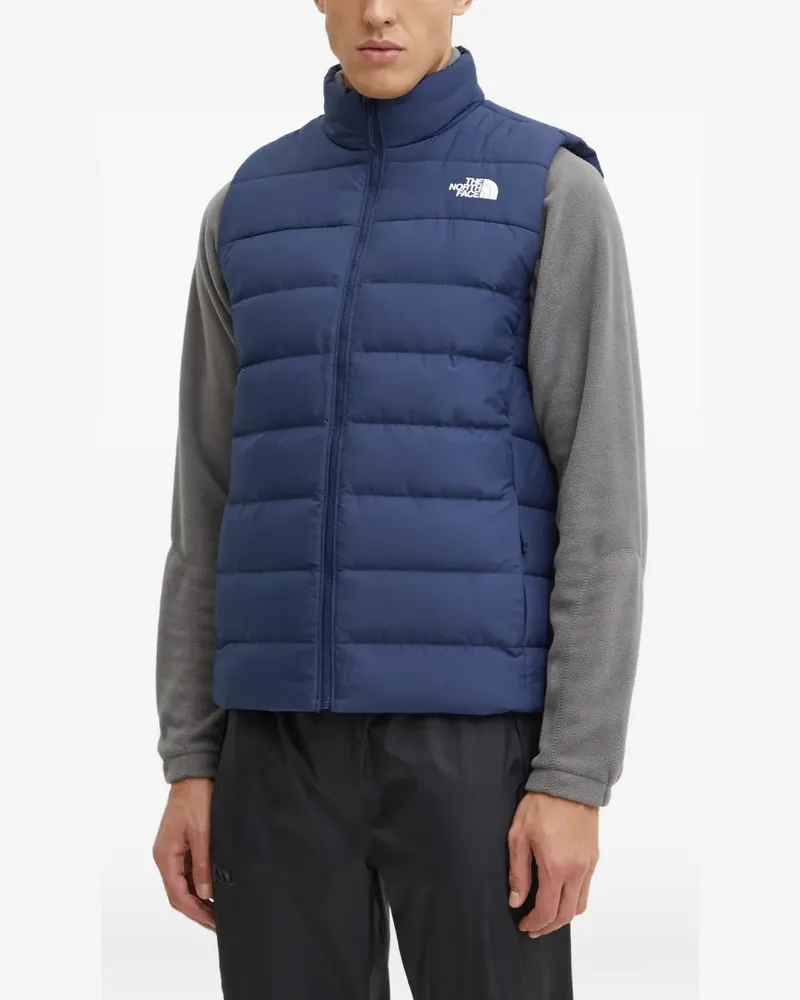 The North Face padded zipped gilet - Blau Blau