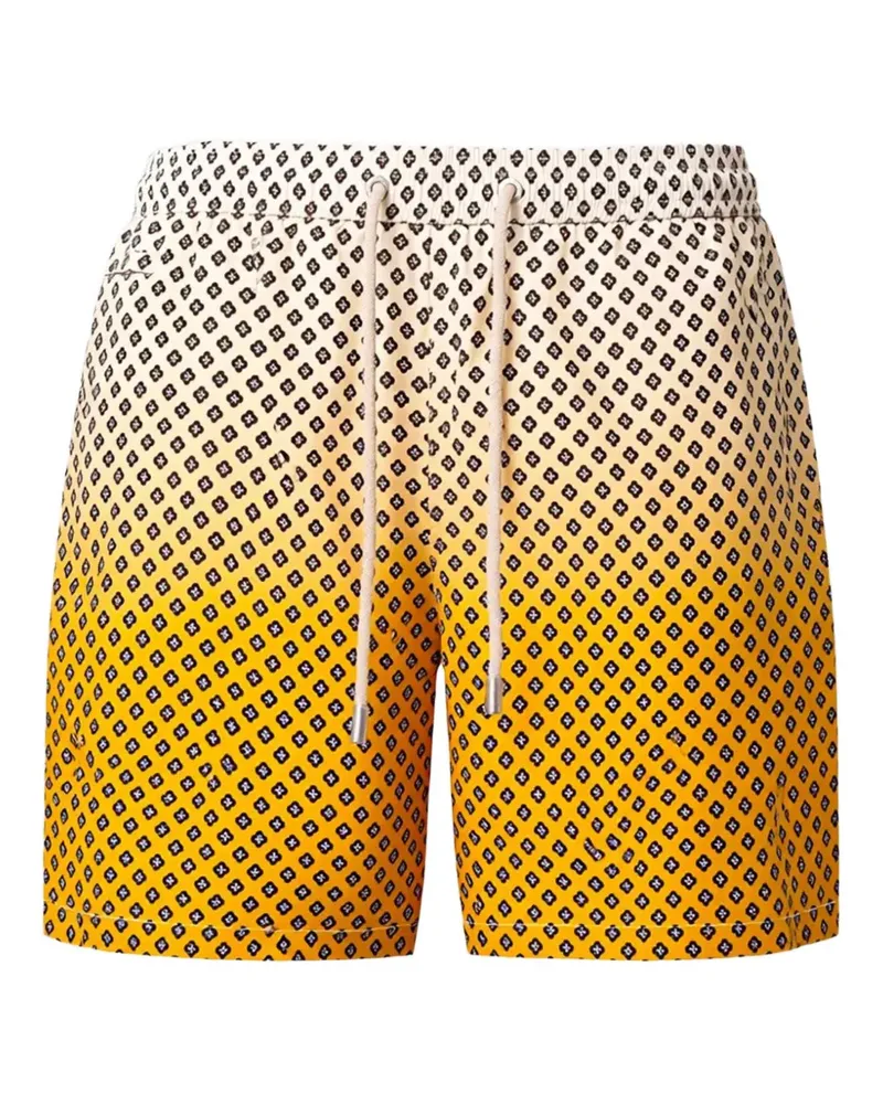 MC2 Saint Barth Lighting gradient-print swim shorts - Gelb Gelb