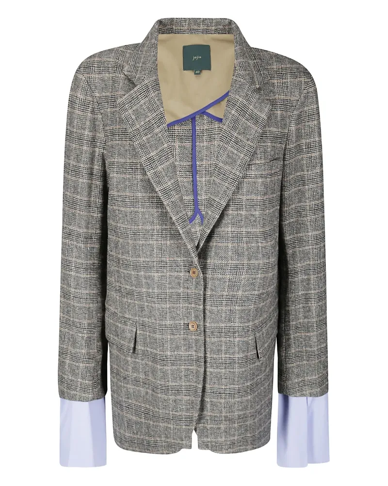Jejia Birkin Blazer mit doppelten Bündchen - Grau Grau