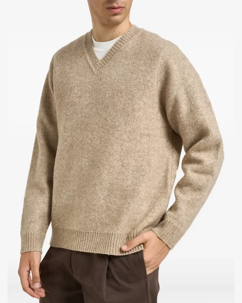 LES DEUX Pullover mit V-Ausschnitt - Nude Nude