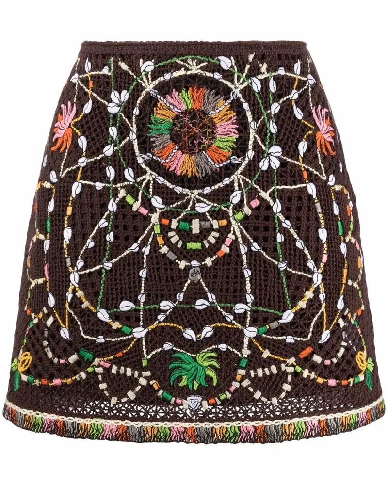 Emilio Pucci Cyprea Minirock - Braun Braun