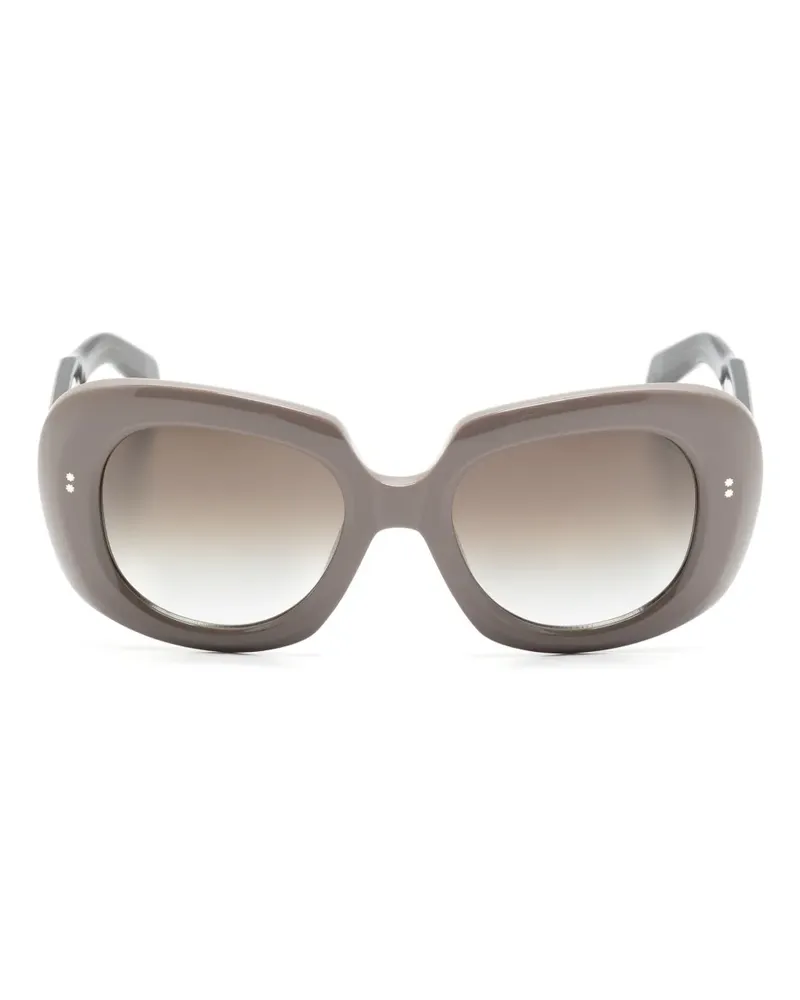 Cutler and Gross 9383 Sonnenbrille mit rundem Gestell - Grau Grau
