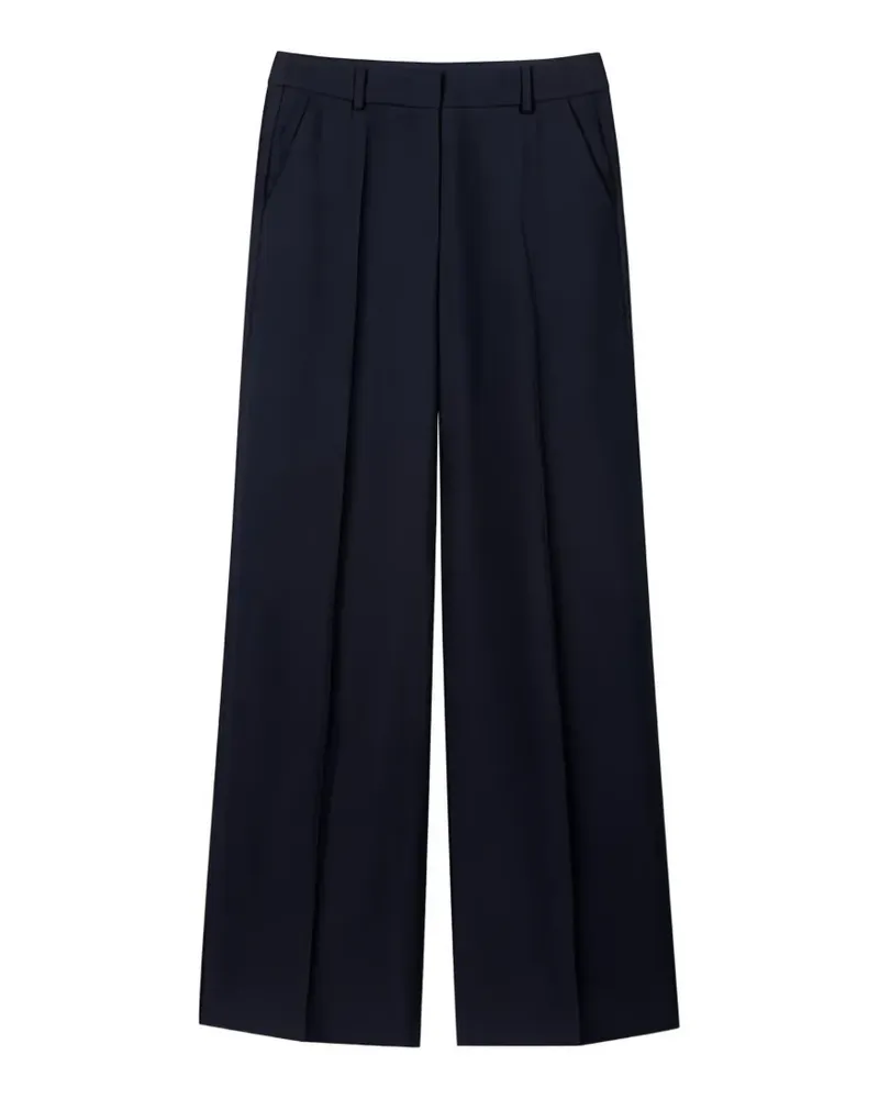 Luisa Cerano Weite Hose aus Gabardine - Blau Blau