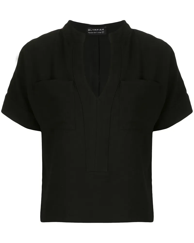 OLYMPIAH Maggiolina' Bluse - Schwarz Schwarz