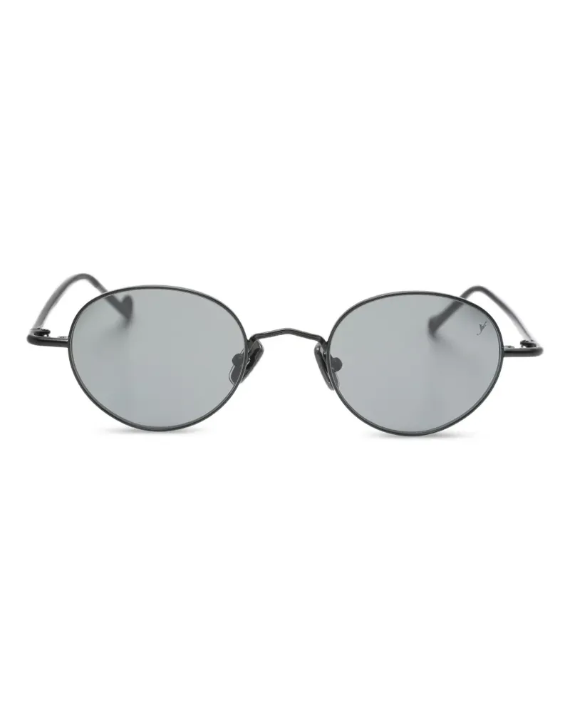 Eyepetizer Chatham Sonnenbrille mit rundem Gestell - Schwarz Schwarz