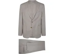 Anzug aus Leinen - Nude