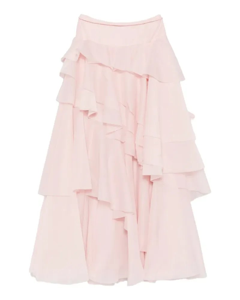 Aje. Villa ruffled maxi skirt - Rosa Rosa
