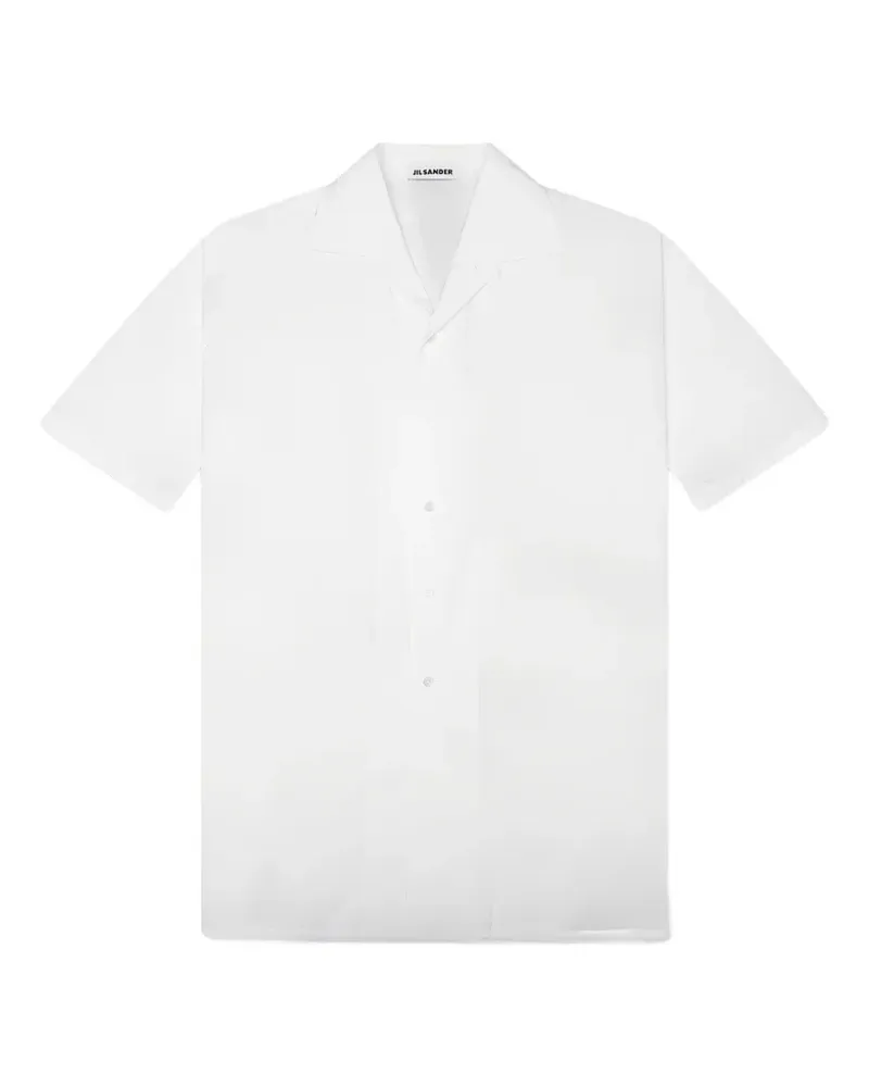 Jil Sander short-sleeve poplin shirt - Weiß Weiß