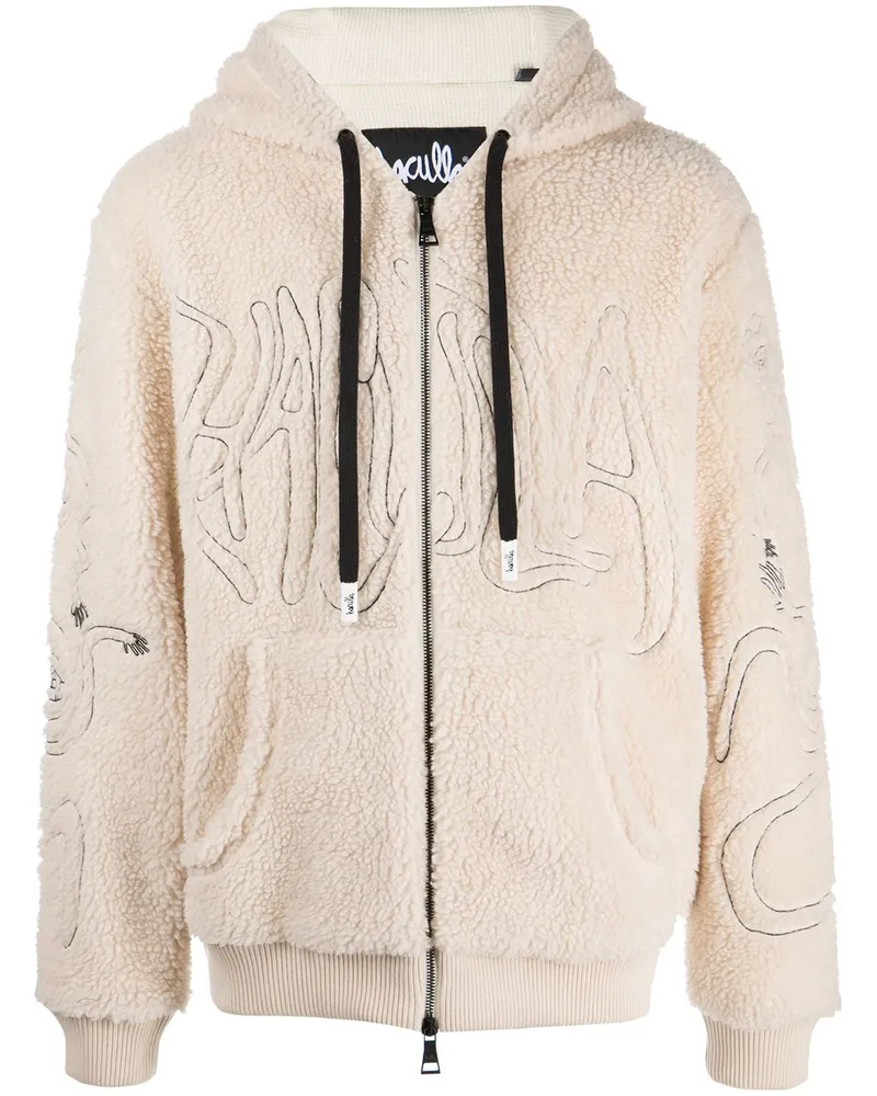 Haculla Kapuzenjacke aus Faux Shearling Nude