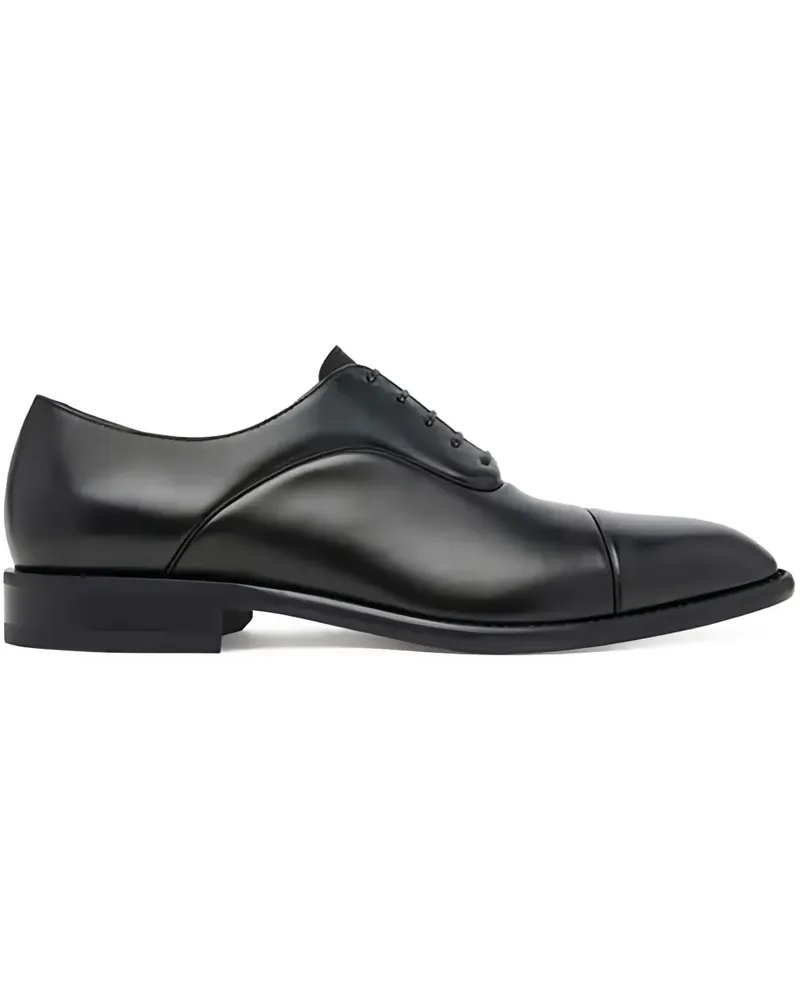 HUGO BOSS Oxford-Schuhe aus Leder - Schwarz Schwarz