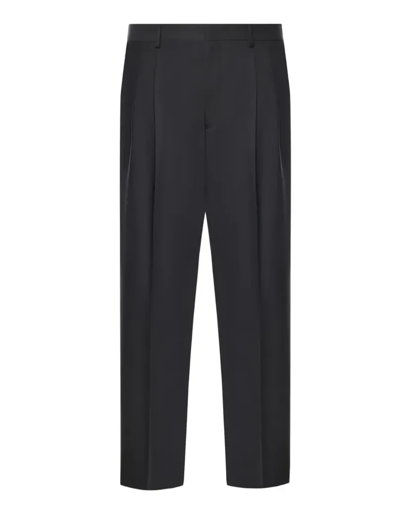 Be Able pleated side-adjuster trousers - Schwarz Schwarz