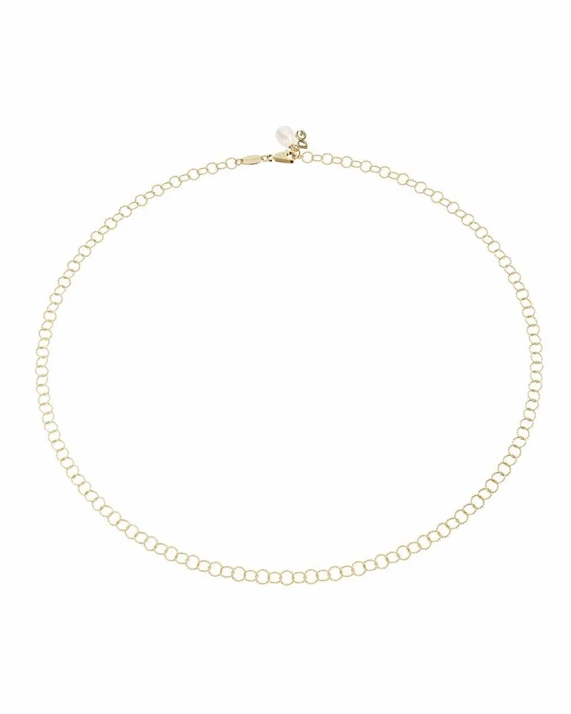 Dolce & Gabbana 18kt Alphabet Gelbgoldhalskette Gold