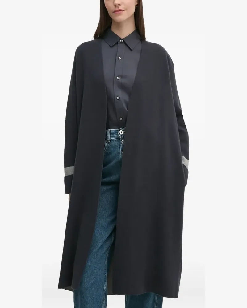 Barbour Langer Cardigan - Blau Blau