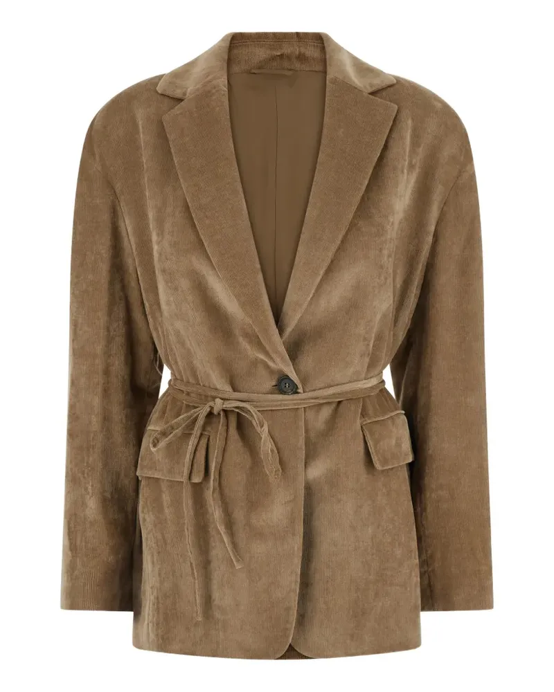 Brunello Cucinelli Blazer aus Cord - Braun Braun