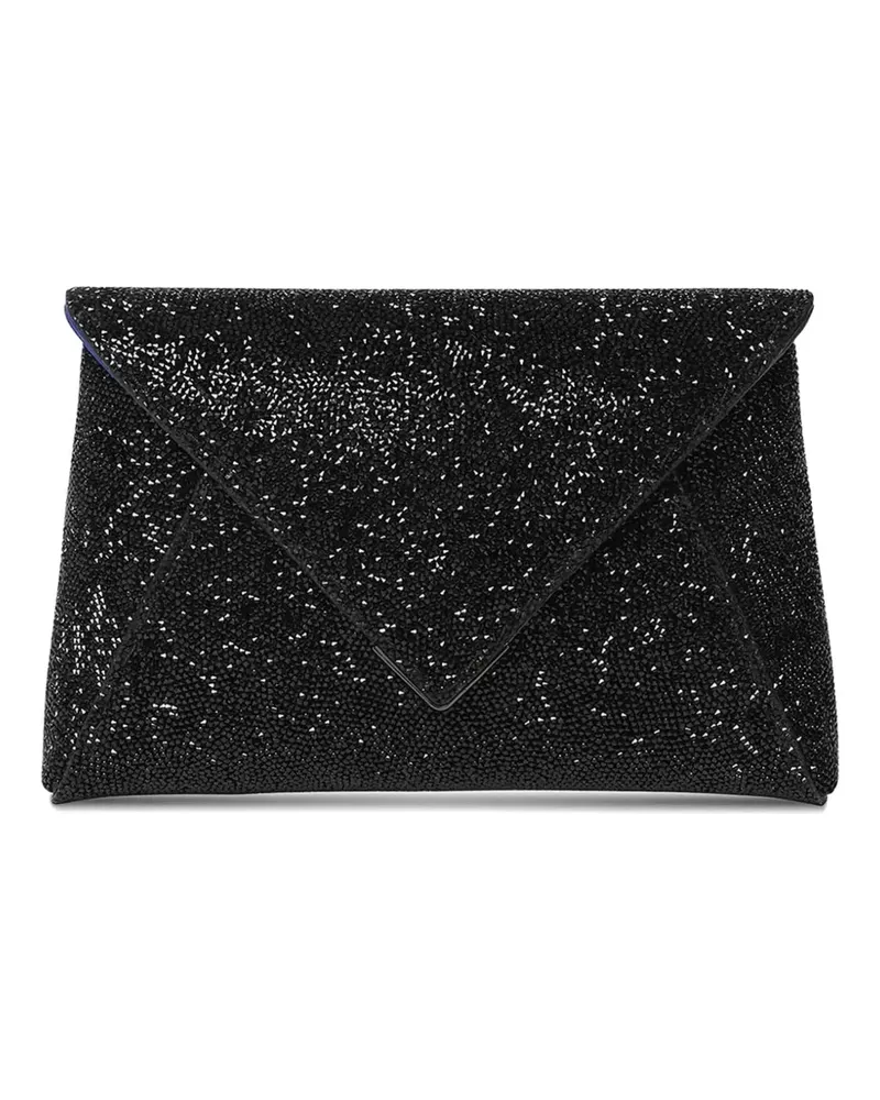 Tyler Ellis small Lee Pouchet Swarovski crystal-embellished clutch bag - Schwarz Schwarz