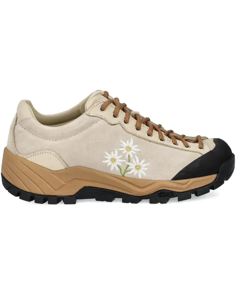 Diemme Loafer mit Blumenstickerei - Nude Nude