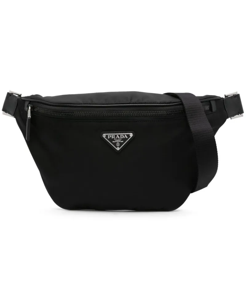 Prada Schmale Re-Nylon Gürteltasche - Schwarz Schwarz