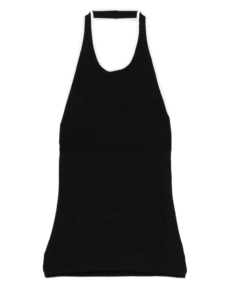 St. Agni halter top - Schwarz Schwarz