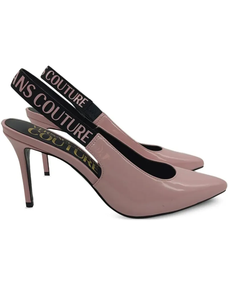 Versace Jeans Slingback-Pumps mit Logo - Rosa Rosa