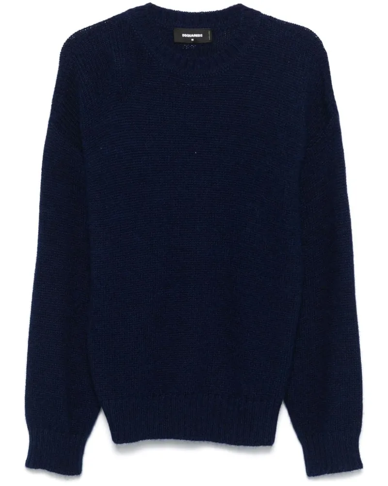Dsquared2 Pullover mit Rundhalsausschnitt - Blau Blau