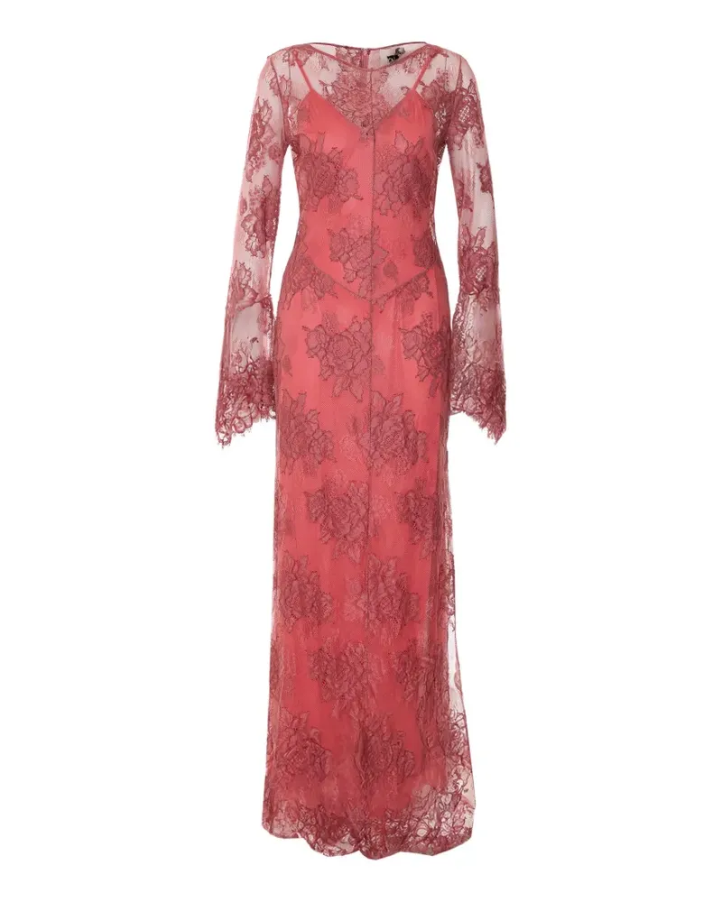 Aniye By lace long-sleeve maxi dress - Rosa Rosa