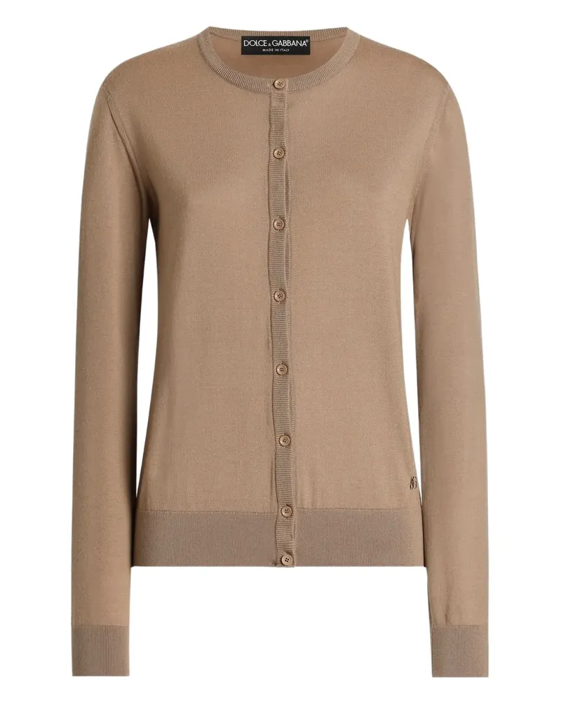 Dolce & Gabbana Geknöpfter Cardigan - Braun Braun