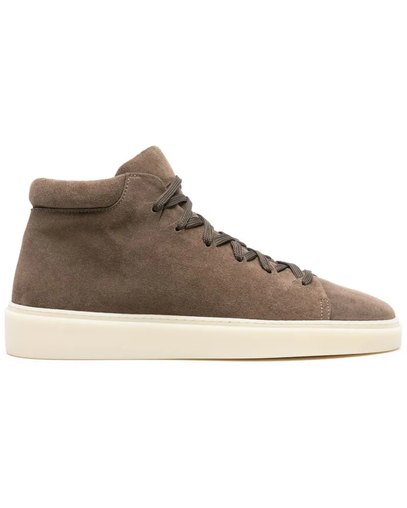 Officine Creative Italia Sneakers aus Wildleder Braun