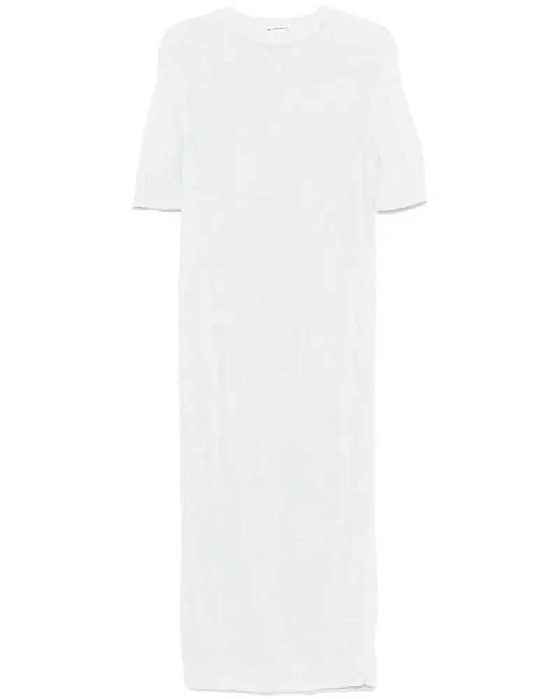 Jil Sander Gestricktes Midikleid - Blau Blau