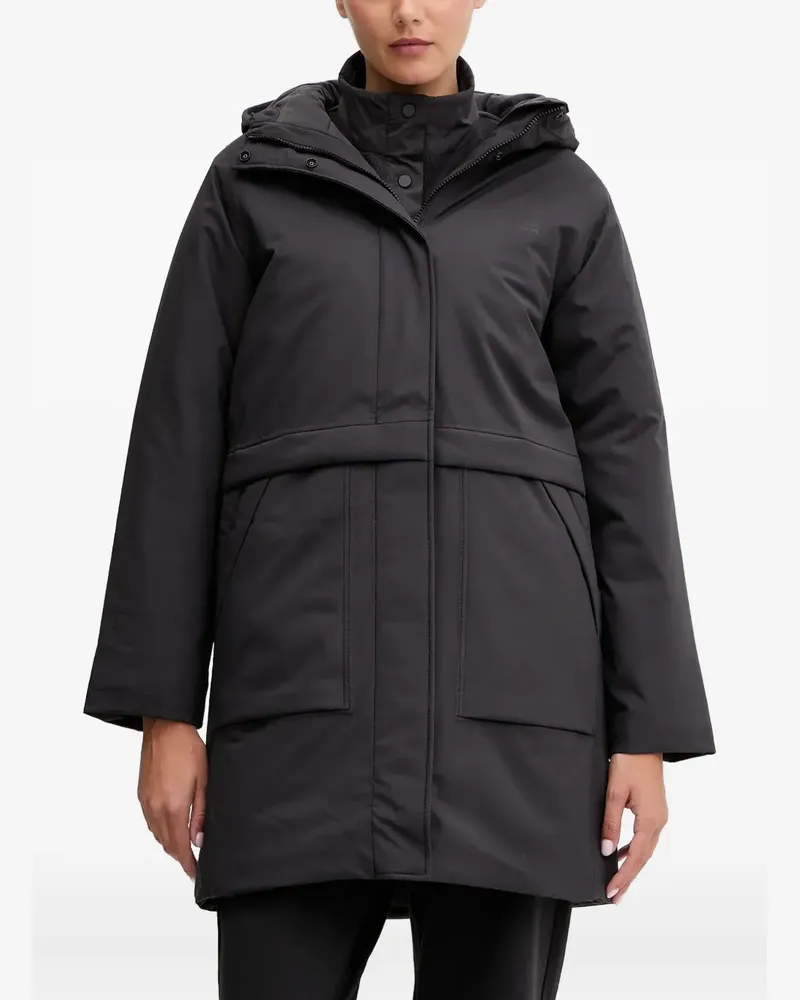 Jack Wolfskin Wintertide hooded coat - Schwarz Schwarz