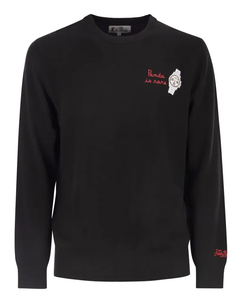 MC2 Saint Barth Heron Pullover - Schwarz Schwarz