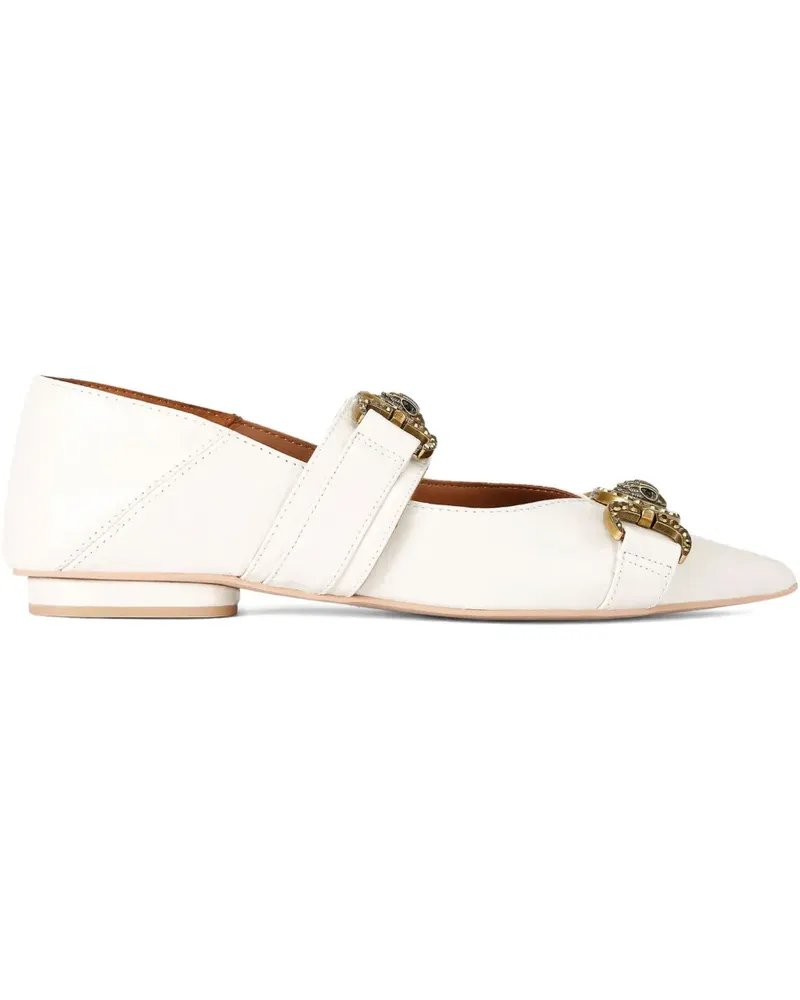 Kurt Geiger Ballerinas mit Kroko-Prägung - Nude Nude